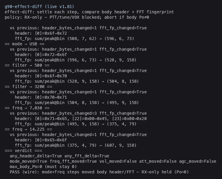 g90-effect-diff PASS on live MainUnit v1.81